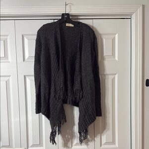 Hollister Gray Knit Shrug Sweater